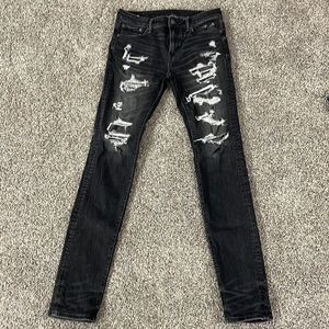 Mens American Eagle Skinny Stacked Jeans